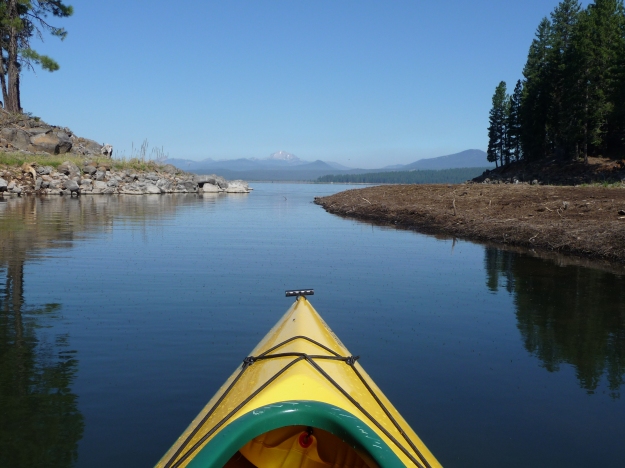 Lake Almanor, from a kayak's point of view.